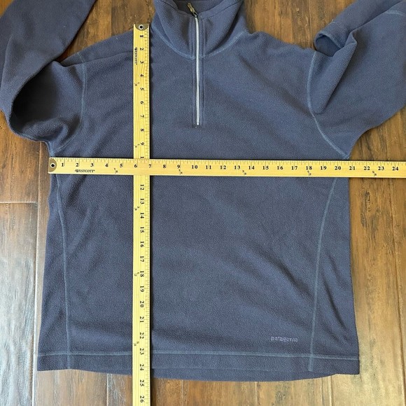 Patagonia Synchilla Womens Fleece 1/4 Zip Pullover Sweater #26296S7 Grey - Picture 9 of 9